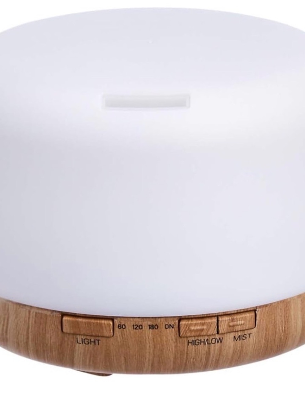 AmazonBasics Ultrasonic Aromatherapy Diffuser - White/Brown
